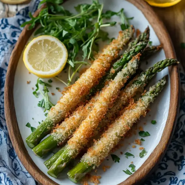 Knuspriger Parmesan Spargel aus dem Ofen