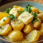 Senfsauce mit Salzkartoffeln