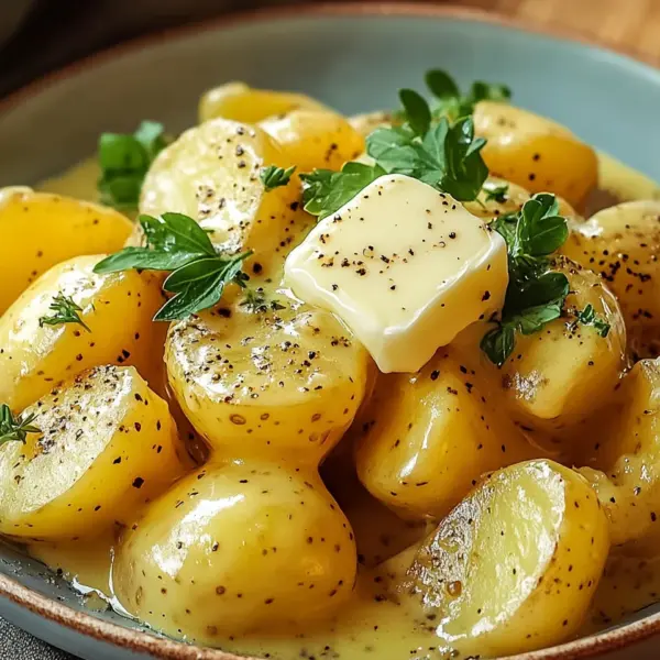 Senfsauce mit Salzkartoffeln