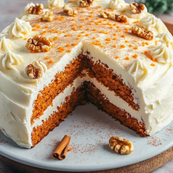 Karottenkuchen mit Frischkäse-Frosting