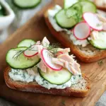 Kn&auml;ckebrot with Cucumber Quark