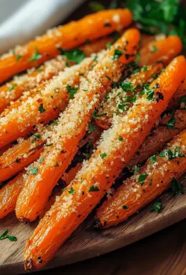 Knoblauch-Parmesan-Ofenkarotten