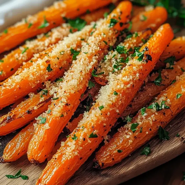 Knoblauch-Parmesan-Ofenkarotten
