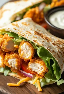 Knuspriger Chicken Ranch Snack Wrap 24 Knuspriger Chicken Ranch Snack Wrap