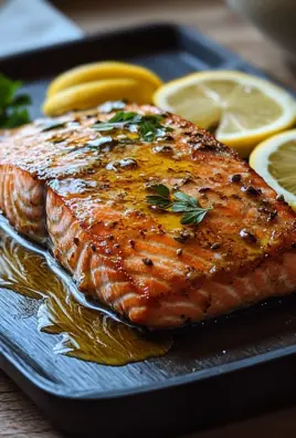 Köstliches und super saftiges Lachsfilet aus dem Ofen
