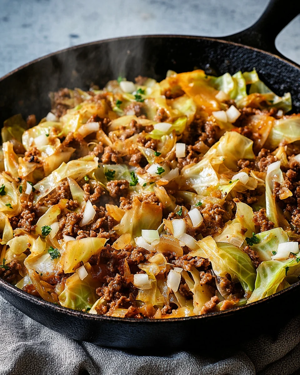Kohl-Hack-Pfanne