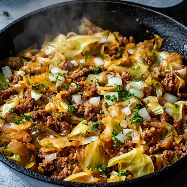 Kohl-Hack-Pfanne