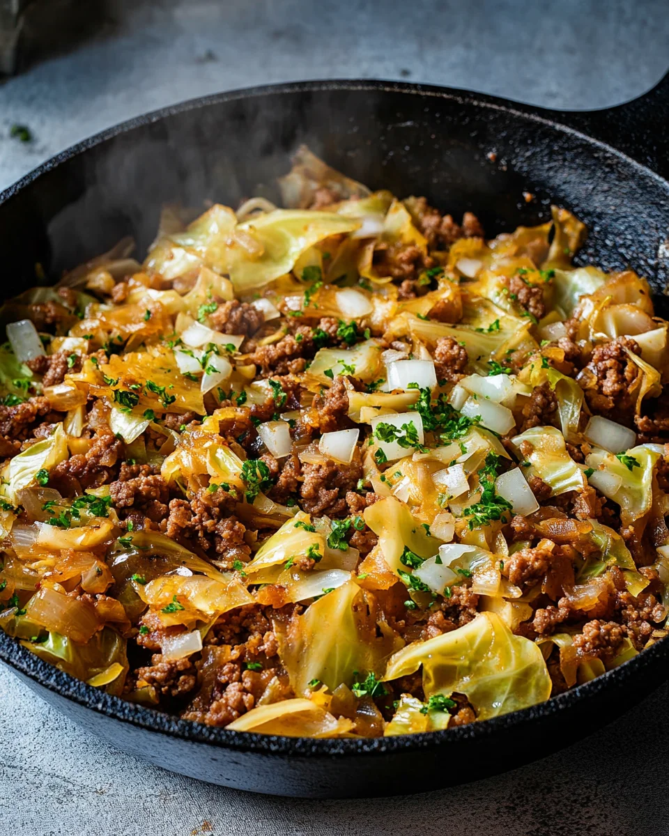 Kohl-Hack-Pfanne