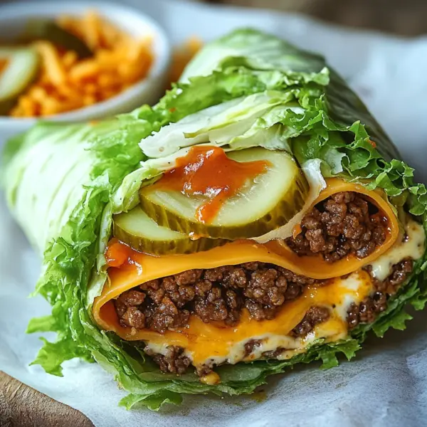 Low Carb Big Mac Rolle