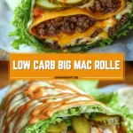 Low Carb Big Mac Rolle 20 Pinterest Hidden Image