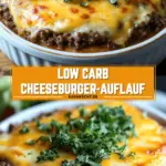 Low Carb Cheeseburger-Auflauf 15 Pinterest Hidden Image