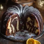 Marmor-Lebkuchen-Gugelhupf