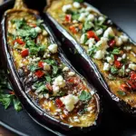 Mediterrane Ger&ouml;stete Aubergine