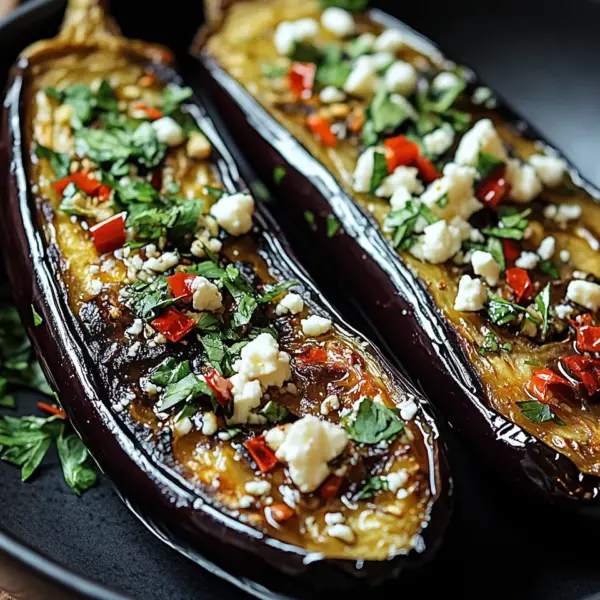 Mediterrane Geröstete Aubergine