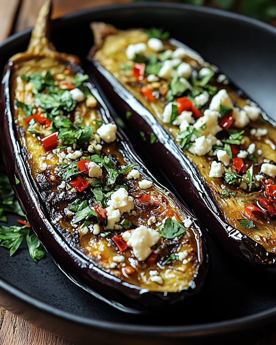 Mediterrane Geröstete Aubergine