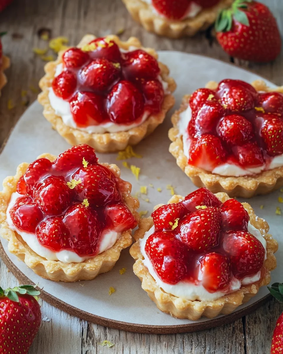 Mürbeteig Tartelettes mit Erdbeeren und Mascarponecreme 22 Mürbeteig