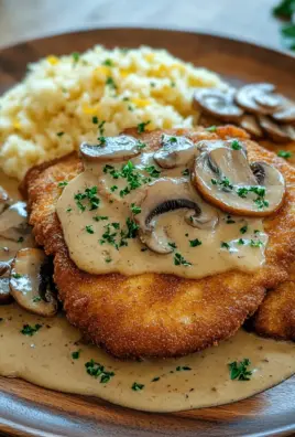 Naturschnitzel in Champignonrahmsauce 24 Naturschnitzel in Champignonrahmsauce