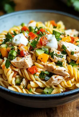 Nudel-Hähnchensalat mit Frühlingszwiebeln 20 Nudel-Hähnchensalat mit Frühlingszwiebeln