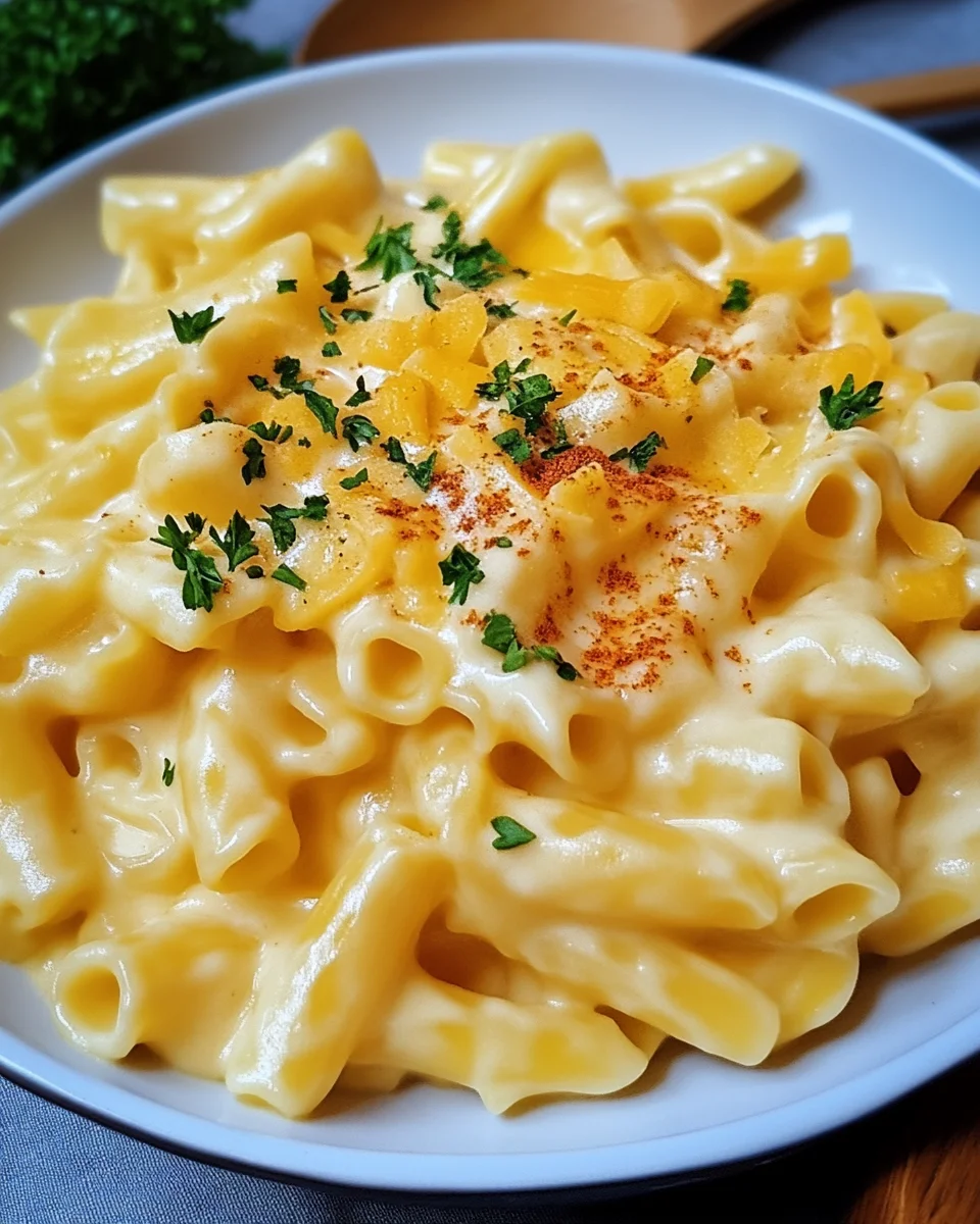Nudeln in K&auml;se-Sahne-So&szlig;e