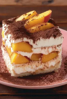 Pfirsich Tiramisu 23 Pfirsich Tiramisu