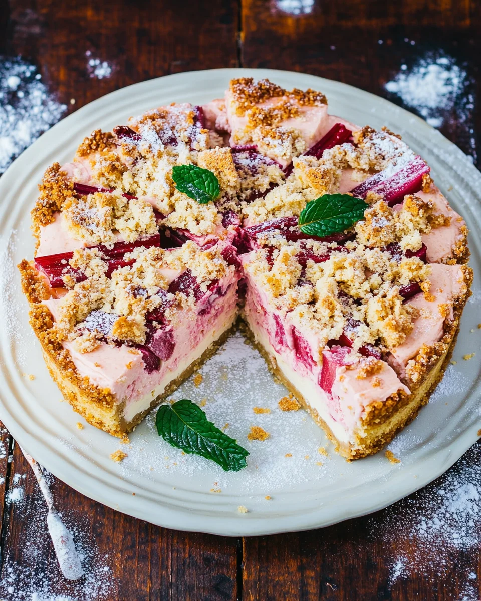 Rhabarber-Cheesecake mit Streuseln 19 Rhabarber-Cheesecake mit Streuseln