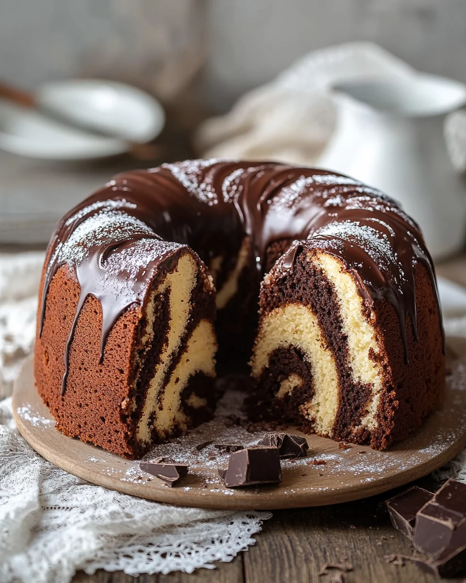 Saftiger Marmorkuchen einfach selber backen 21 Saftiger