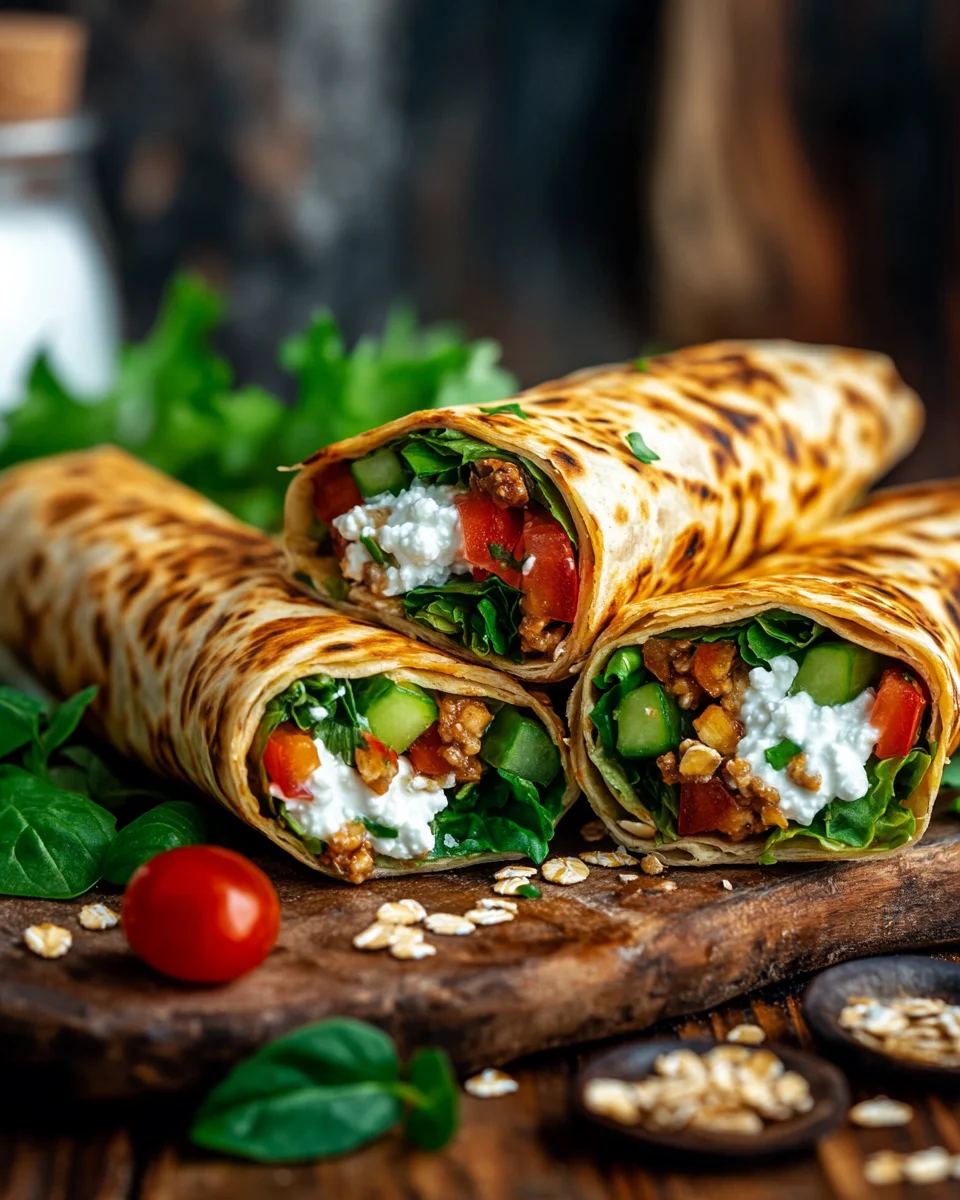 Selbstgemachte Proteinwraps