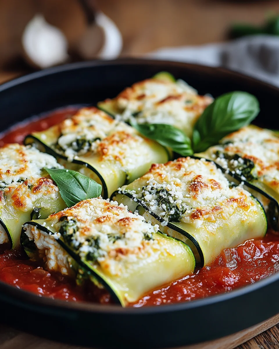 Zucchini-Cannelloni
