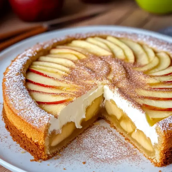 Apfelkuchen mit Schmandcreme