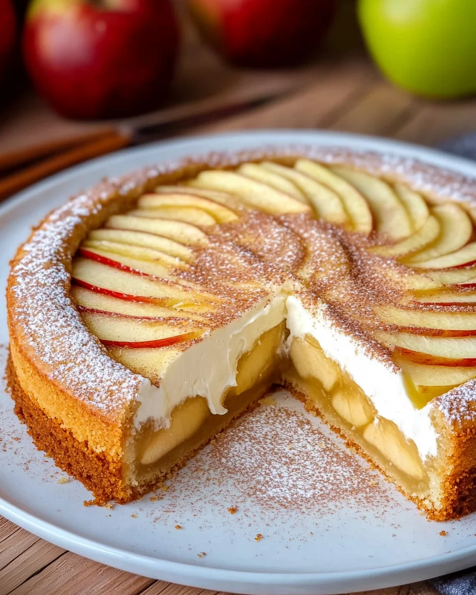Apfelkuchen mit Schmandcreme