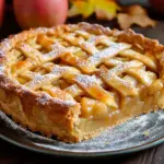 Bester gedeckter Apfelkuchen