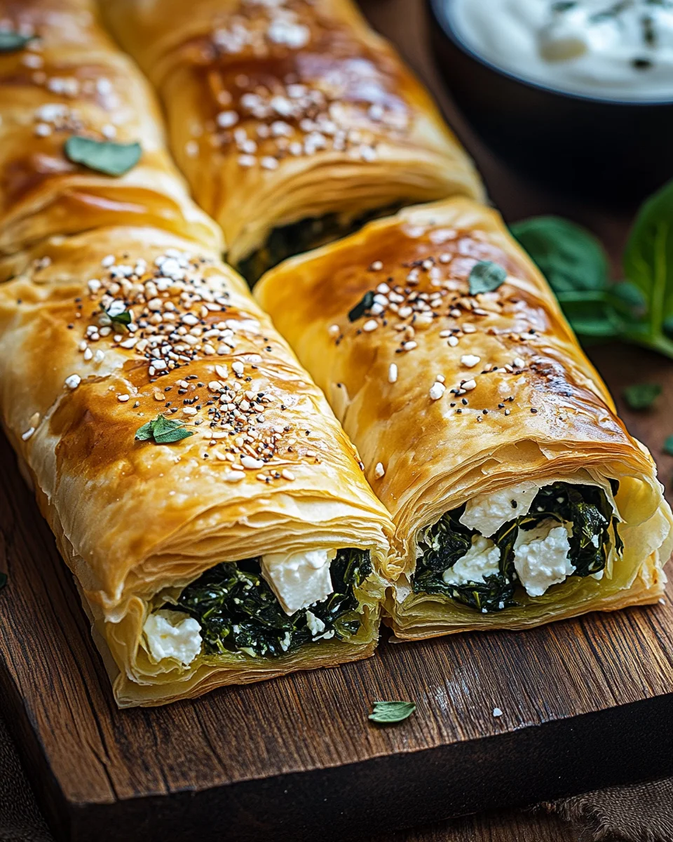 Börek mit Spinat und Feta