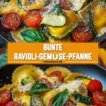 Bunte Ravioli-Gemüse-Pfanne 20 Pinterest Hidden Image