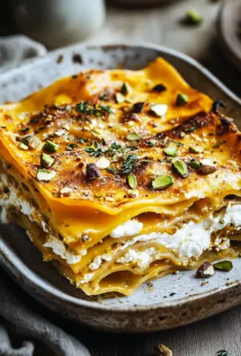 Cremige Kürbislasagne mit Ricotta und Pistazien 21 Cremige Kürbislasagne mit Ricotta und Pistazien