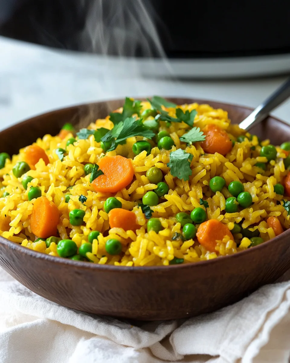 Curryreis mit Erbsen und Möhren 23 Curryreis