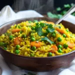 Curryreis mit Erbsen und M&ouml;hren