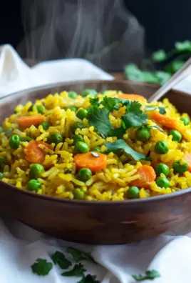 Curryreis mit Erbsen und Möhren 21 Curryreis mit Erbsen und Möhren