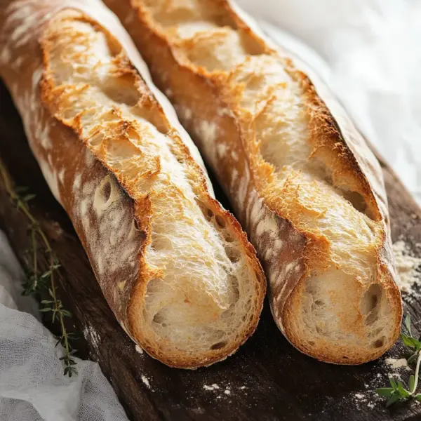 Einfaches Rezept für knuspriges Baguette