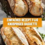 Einfaches Rezept für knuspriges Baguette 14 Pinterest Hidden Image