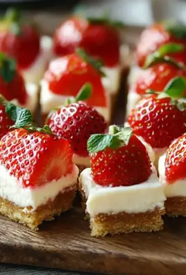 Erdbeer-Cheesecake-Häppchen