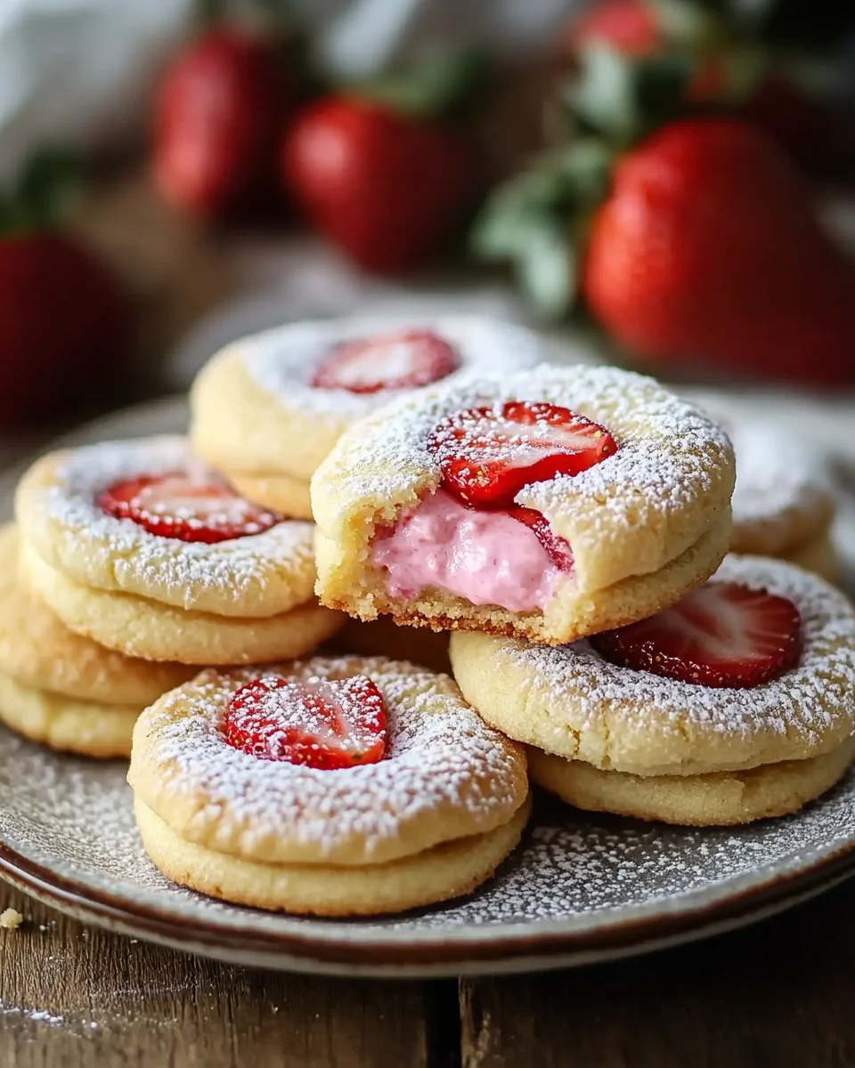Erdbeer-Käsekuchen-Kekse 17 Erdbeer-Käsekuchen-Kekse