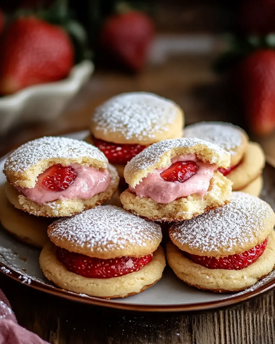 Erdbeer-Käsekuchen-Kekse 19 Erdbeer-Käsekuchen-Kekse