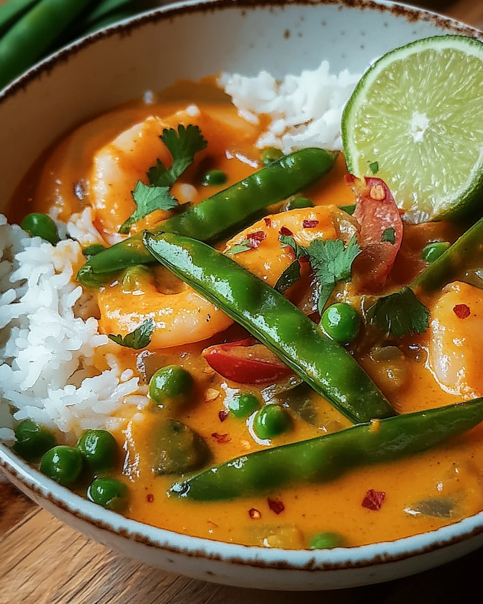 Garnelencurry mit Zuckerschoten 25 Garnelencurry mit Zuckerschoten