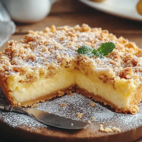 Himmlischer Streuselkuchen mit Pudding
