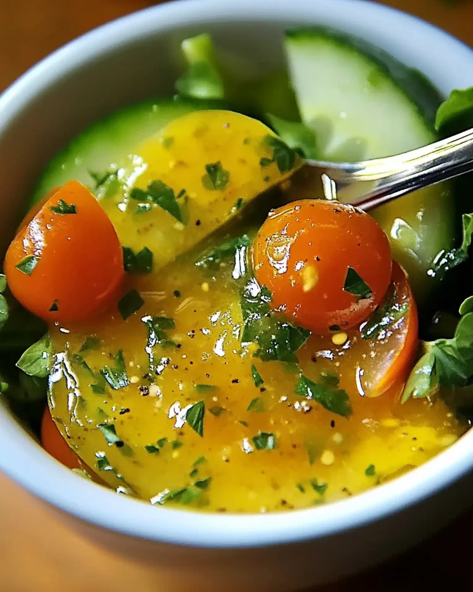 Honig-Senf-Zitronen-Vinaigrette