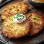 Kartoffelpuffer ohne Fett aus der Hei&szlig;luftfritteuse