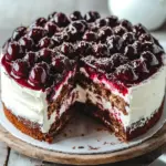 Kirschtorte mit Stracciatellacreme