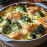 Lachs-Brokkoli-Gratin