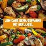 Low-Carb Gemüsepfanne mit Geflügel 24 Pinterest Hidden Image