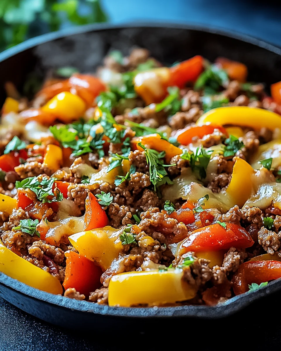 Low Carb Paprikapfanne mit Hackfleisch 23 Low Carb Paprikapfanne mit Hackfleisch